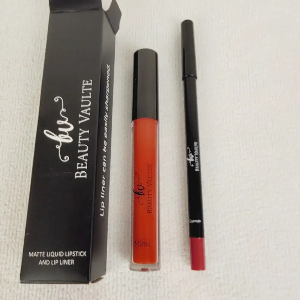 New Beauty Vaulte Erupt lip set matte liquid lipstick and lip liner